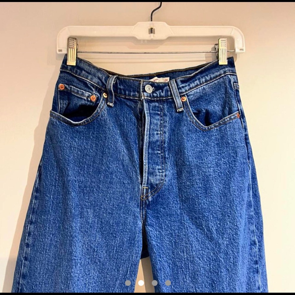 Levi blue jeans